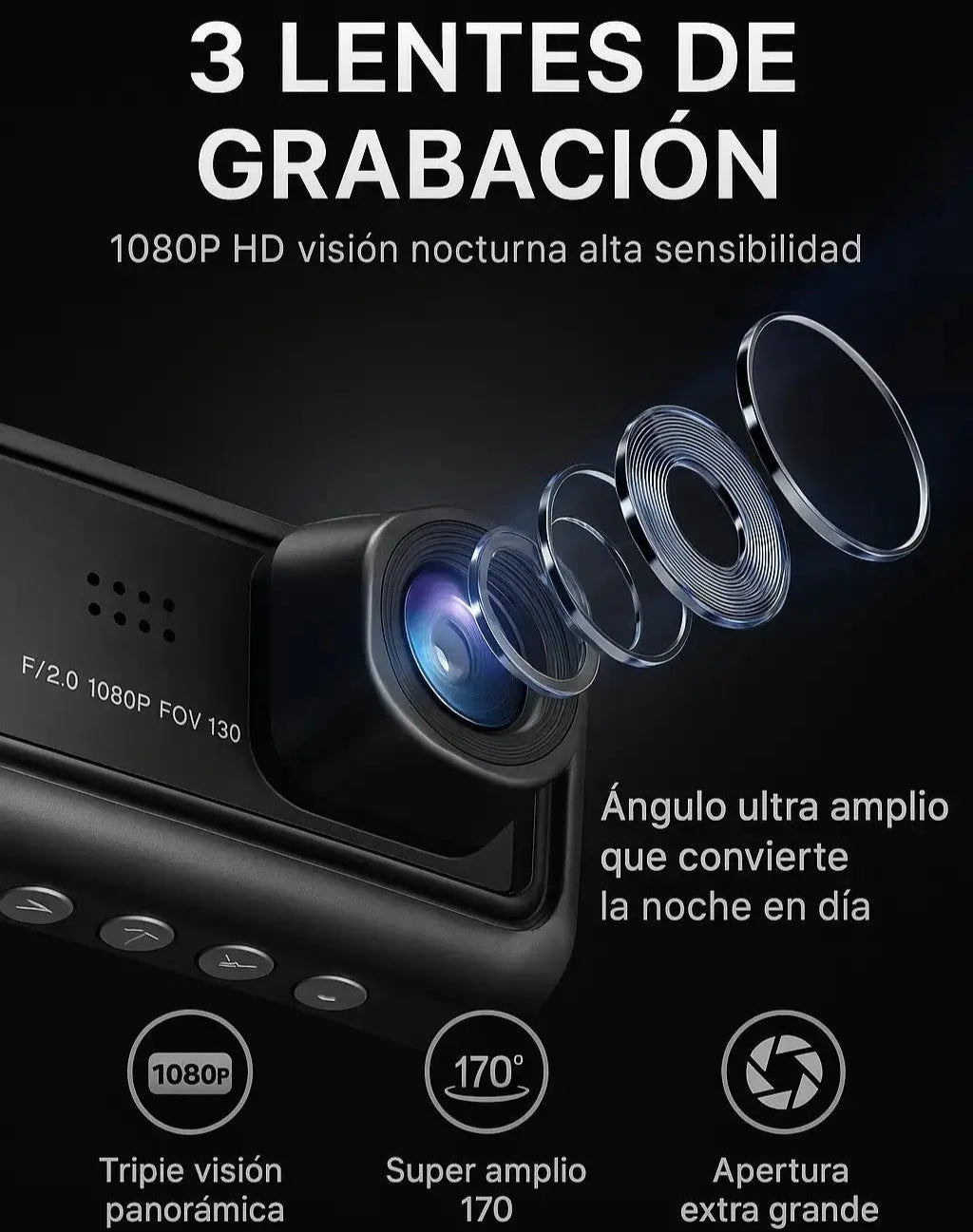 Camara para carro 😱🔥Tu Testigo en Todo Momento 😱🔥 cj1