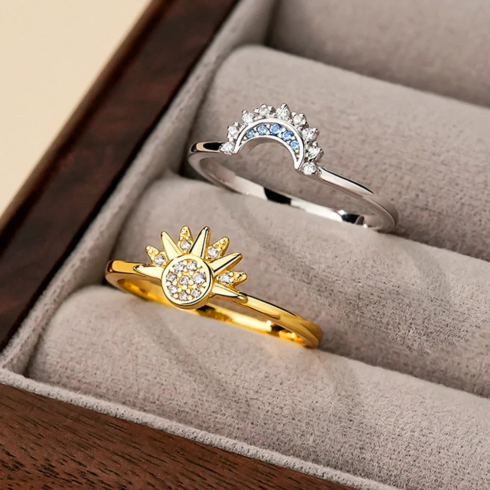 Anillos SOL Y LUNA