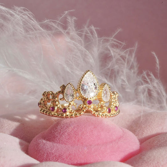 Anillo Princesa AJUSTABLE 😱🔥 EN CAJA DE REGALO PREMIUM😱🔥c2