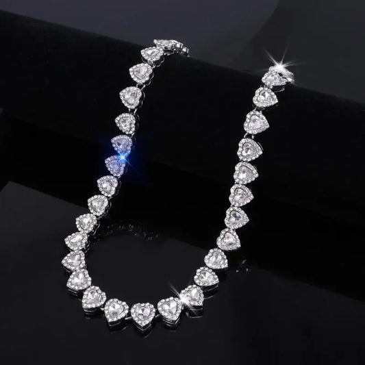 collar de corazones edicion Swarovski x Ariana grande
