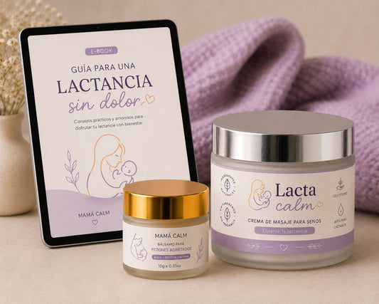 KIT LACTANCIA SIN DOLOR: reparador de pezones y crema anti mastitis