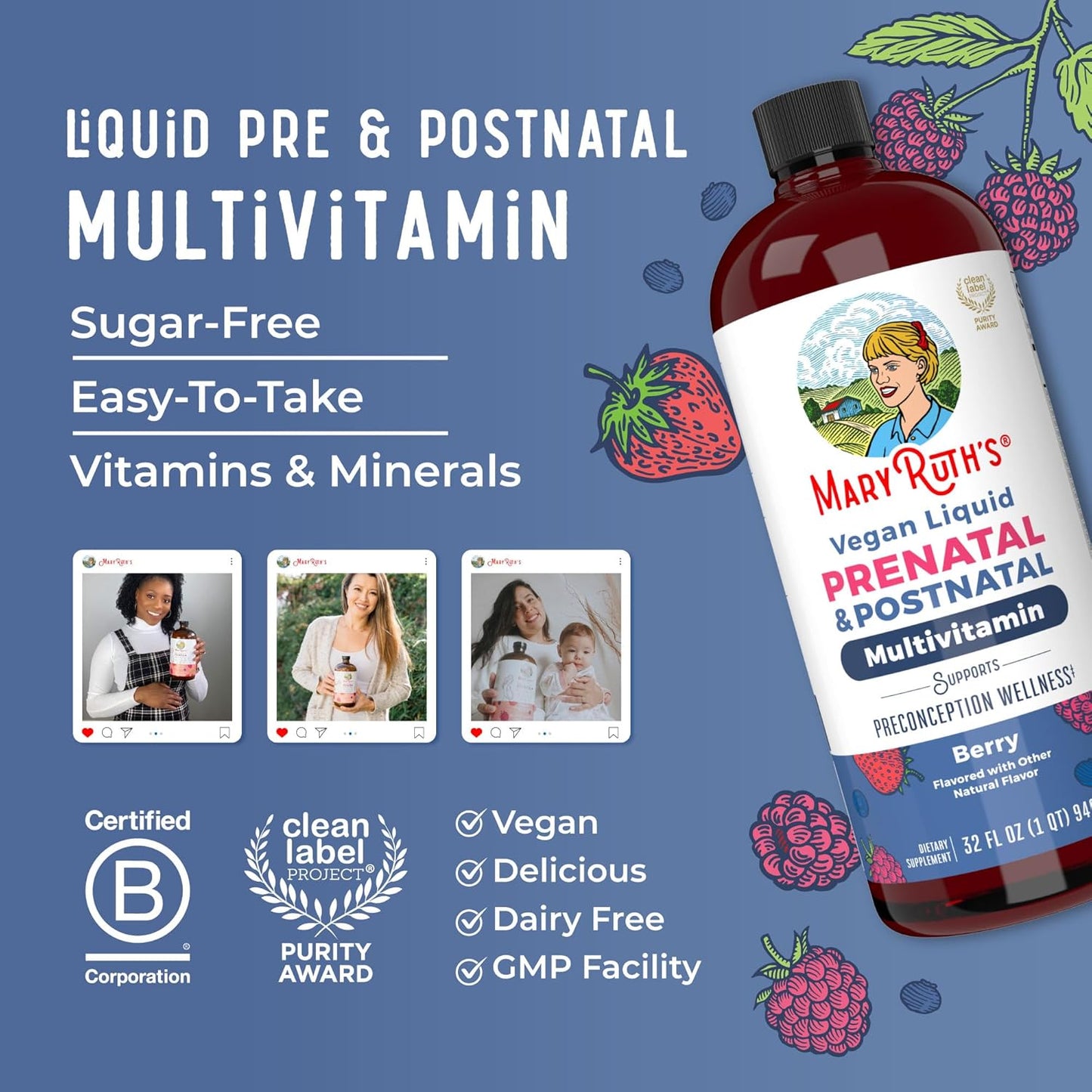 Vitaminas Líquidas para Mamás