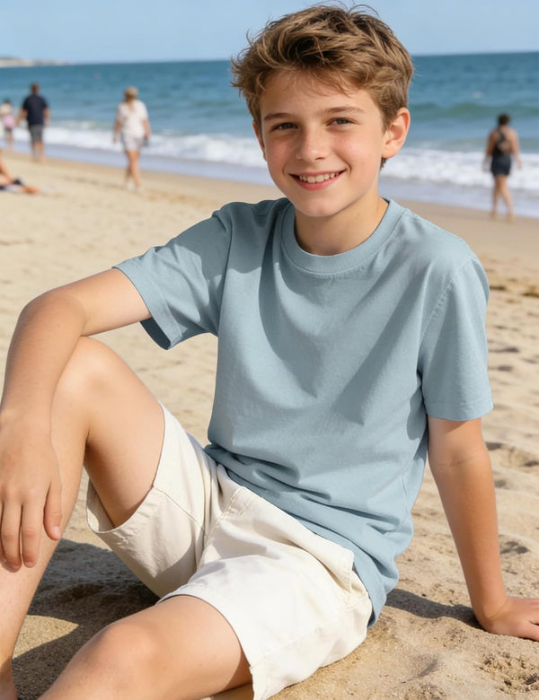 Camiseta Básica de Algodón para Niño