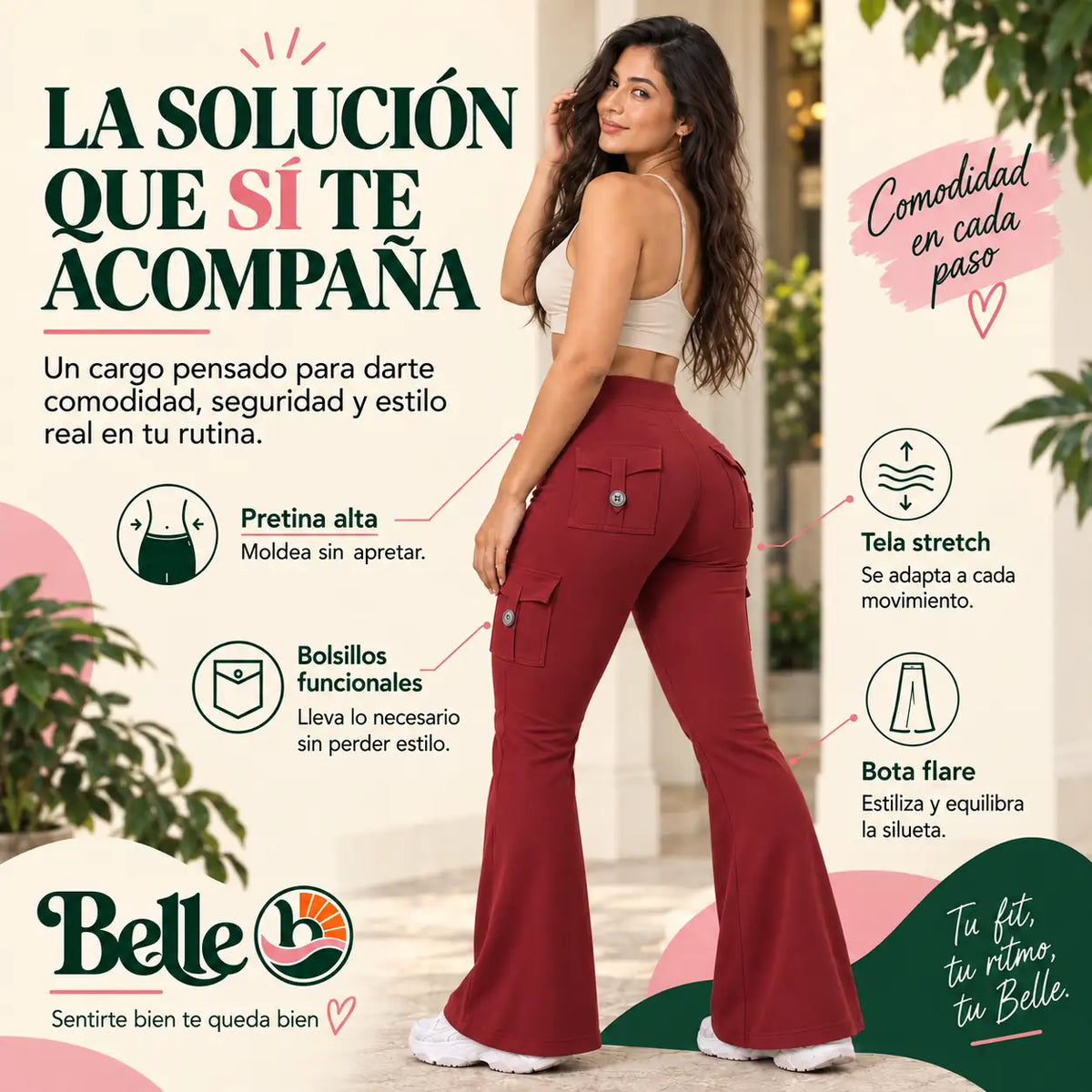 PANTALON CARGO: Levanta Cola