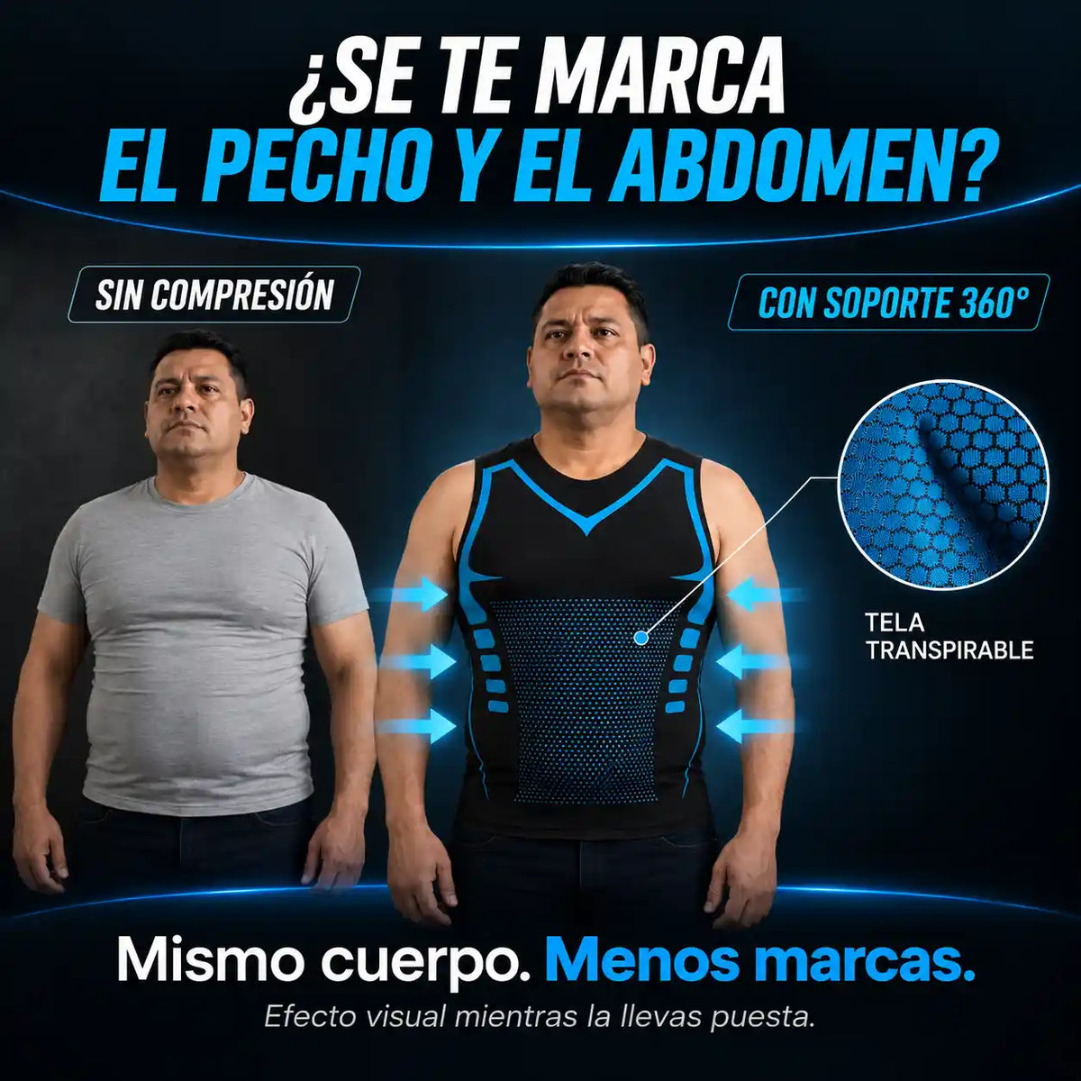POWERFIT: Camisilla de compresion ionica pp
